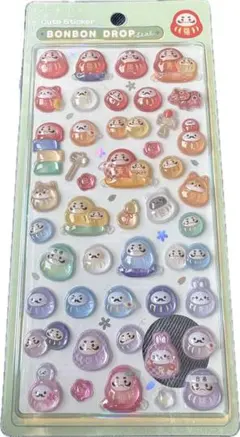 正規品　ボンボンドロップシール　和柄　新作　新柄　だるま
