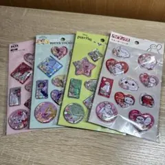 《159》ディズニー ウォーターシール 　4種類