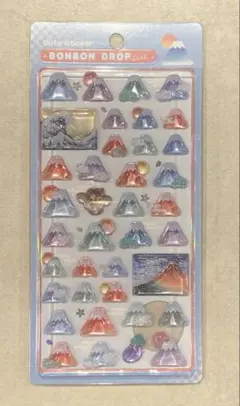 BONBON DROP 富士山　シール　ボンボンドロップシール　和柄