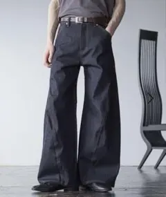 HARE 3ディメンションワイドデニムパンツ