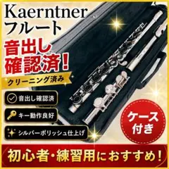 【音出確認済】Kaerntner フルート ケース付 メンテナンス済 初心者向けのサムネイル
