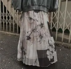 ameri vintage holly vintage pleats skirt