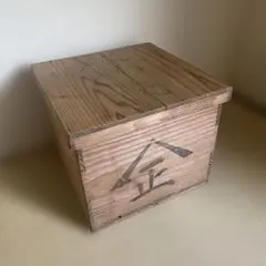 吸物椀入れ　蓋付き　昭和レトロ　当時物　収納箱　木箱
