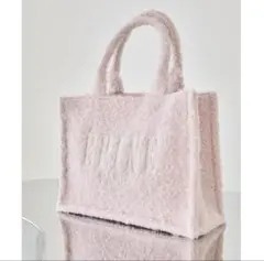 エピヌ　epine ボア　トートバッグ　ピンク