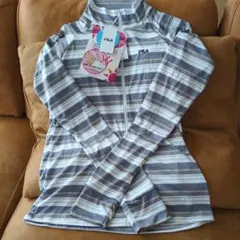 新品未使用)FILA！春夏に！ラッシュガード！レディース用！LサイズUPF50+