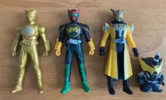 仮面ライダー オーズ  ウィザード ナイトローグ ソフビ フィギュア