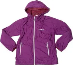 N984 モンベル　ライトシェルパーカー　防風　撥水　登山　サイズ140