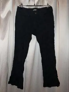 (希少) JUNYA WATANABE クロップド フレア パンツ シワ縮絨加工