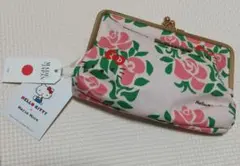 Hello Kitty バラ柄ポーチ 日本製