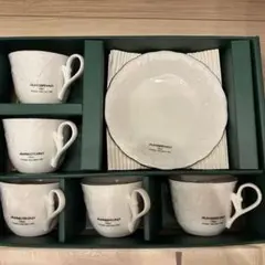【新品未使用】MAKOMA コーヒーカップセット 5個+ソーサー5枚