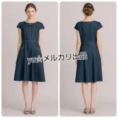 美品(44) 23区 APPLAUDIR｜ラメファンシーツイード ワンピース - メルカリ
