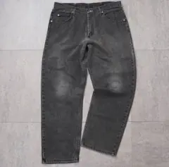Wrangler ラングラー W36 ブラックデニム ボトム 黒のサムネイル