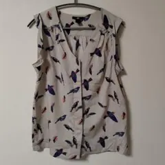【美品】H&M トップス　ポリエステル100%