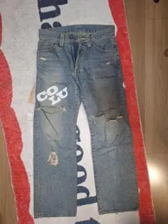 COLU デニムパンツ ダメージ加工のサムネイル