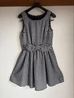 INGNI ギンガムチェック ノースリーブミニワンピース