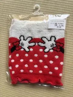 ミニーマウス　ベビーニット腹巻き　70-90