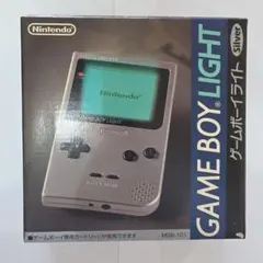 【箱・説明書のみ】ゲームボーイライト シルバー 外箱・取扱説明書 MGB-101
