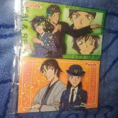 名探偵コナンステッカー 赤井秀一&世良真純、羽田秀吉&宮本由美 2枚セット