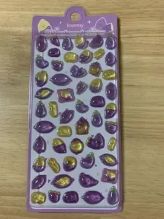 inamazy 3D embossed sticker さつまいも 芋 シール