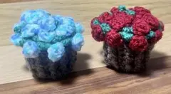 バラのブーケコースター2個入り