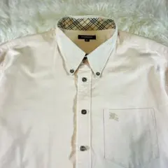 セール 海外インポート 希少XL バーバリーロンドン 長袖シャツ ノバチェック