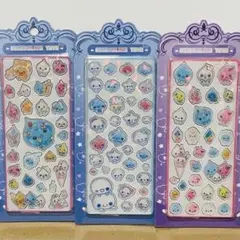 しずくちゃん アクリルシール 3枚セット 硬いシール