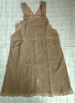 KP ニットプランナー　ジャンバースカート　コーデュロイ