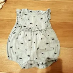 美品 アプレレクール ロンパース 　カバーオール　プティマイン コトリ