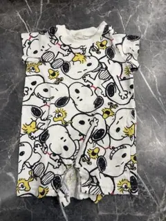 スヌーピー　ロンパース　半袖　70cm ベビー服