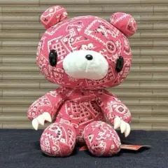チャックスGP グルーミー ぬいぐるみ 柄グルーミー バンダナ ピンクのサムネイル