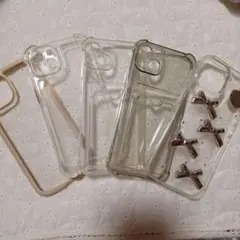 iPhone用透明ケース5個セット