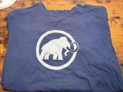 MAMMUT ネイビー Tシャツ Lサイズ