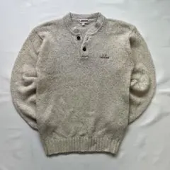 ビンテージ renoma ヘンリーネック ニットセーター LL 古着 OLD