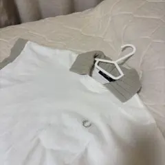 FRED PERRY フレッドペリー ニット襟 ポロシャツホワイトのサムネイル