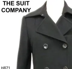 ザスーツカンパニー　トレンチコート　レディース　ウール　Mサイズ　ブラック