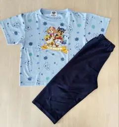 パウパトロール 半袖パジャマ 上下セット 110cm ブルー