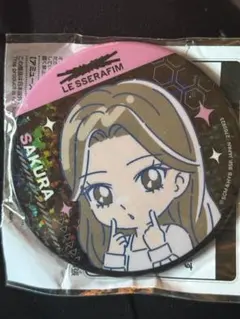 LE SSERAFIM サクラ 缶バッジ