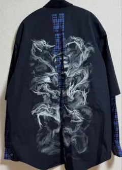 VETEMENTSの 2019年春夏コレクションヒュージョンレイヤードチェック VETEMENTSの 2019年春夏コレクションヒュージョンレイヤードチェック