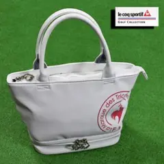 ルコックスポルティフ ゴルフ 保冷トートバッグ【ホワイト】美品！のサムネイル