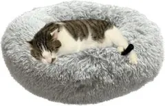 値下げ商品　丸型 ペットベッド 猫 子猫 犬用ベッド 猫用ベッド ペットのサムネイル