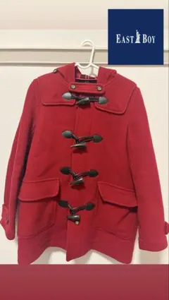 East Boy レッド ダッフルコート