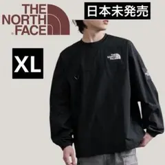 【日本未発売　XL】ノースフェイス アルバニー クルーネック　黒　ロンT　長袖