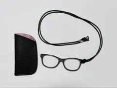 メガネ型ペンダントルーペ　ケース付き　未使用新品