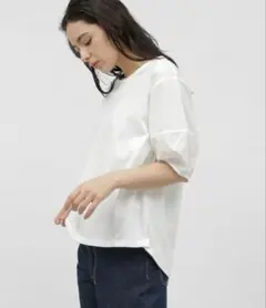 LAKOLE DウーヴンパフスリーブBL 新品のサムネイル