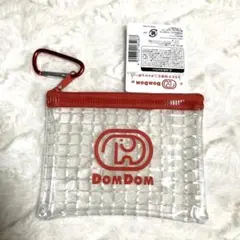 DOMDOM ドムドムハンバーガー【どむぞうくん】カラビナ付　ミニメッシュポーチ