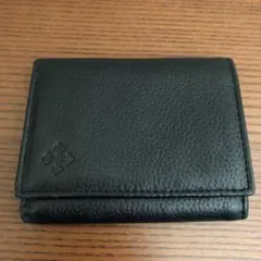 GUESS 3つ折り財布 黒本 本革のサムネイル