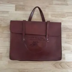 70's イングランド製　レザー　楽譜入れ