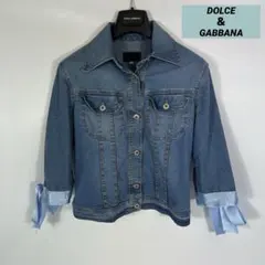 D&Gリボンデニム ジャケット Gジャン ドルガバ DOLCE＆GABBANA