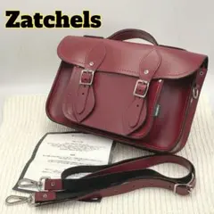 Zatchels サッチェルバッグ オックスブラッド 牛革 レザー 2WAYのサムネイル