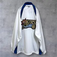 オーバーサイズ リーボック NBA 76ers ウォームアップジャケット 2XL